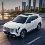 Exterior em movimento do CAOA Changan CS55 PHEV Flex