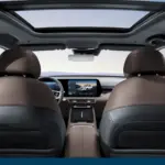 Teto panorâmico e cabine do CAOA Changan CS55 PHEV Flex