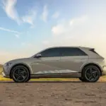 Perfil lateral do Hyundai IONIQ 5