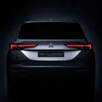 Assinatura da lanterna traseira do Mitsubishi Outlander PHEV