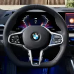 Volante e painel de instrumentos do BMW i4