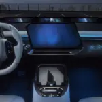 Painel e console central do BMW iX3 Neue Klasse