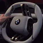 Volante e comandos do BMW iX3 Neue Klasse