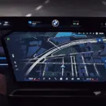 Navegação na central multimídia do BMW iX3 Neue Klasse