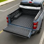 Caçamba Flexbed da Ford Maverick Hybrid aberta