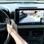 Câmera 360° na central SYNC 4 da Ford Maverick Hybrid