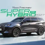 Tiggo 7 Pro PHEV 2027 — Apresentação oficial com veículo e carregador