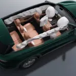 Tiggo 9 PHEV 2027 — Ilustração superior das três fileiras de bancos