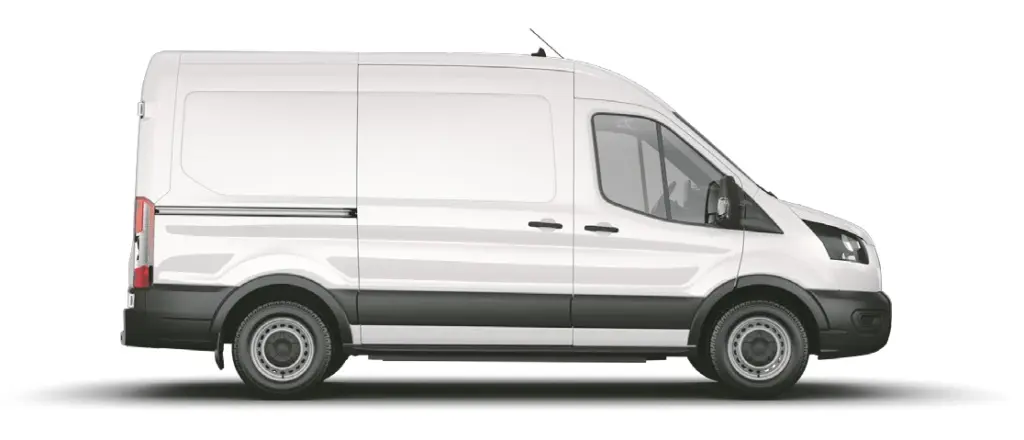 Ford E-Transit Furgão L2H2: ilustração oficial da carroceria