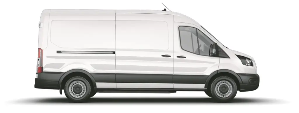Ford E-Transit Furgão L3H2: ilustração oficial da carroceria