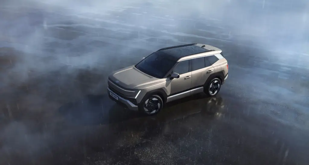 Hyundai Tucson 2027: Carroceria e teto vistos por cima — modelo internacional