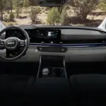 Painel e cabine do Kia Carnival