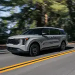 Perfil em movimento — imagem dos eua do Kia Carnival