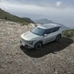 Vista superior do Kia EV5