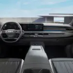 Painel e cabine do Kia EV9