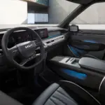 Volante e instrumentos do Kia EV9