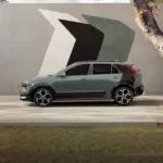 Perfil lateral do Kia Niro