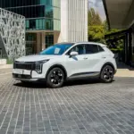 Perfil lateral do Kia Sportage
