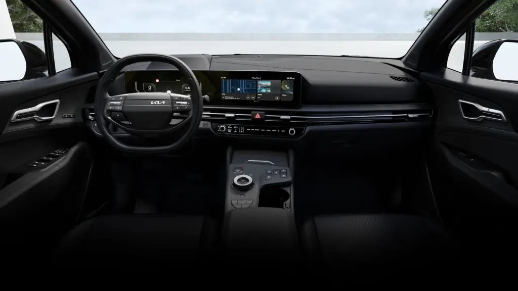 Painel e cabine do Kia Sportage