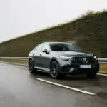Coupé em movimento do Mercedes-AMG GLC 53 Coupé