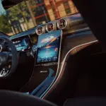 Central multimídia do Mercedes-AMG GLC 53 Coupé