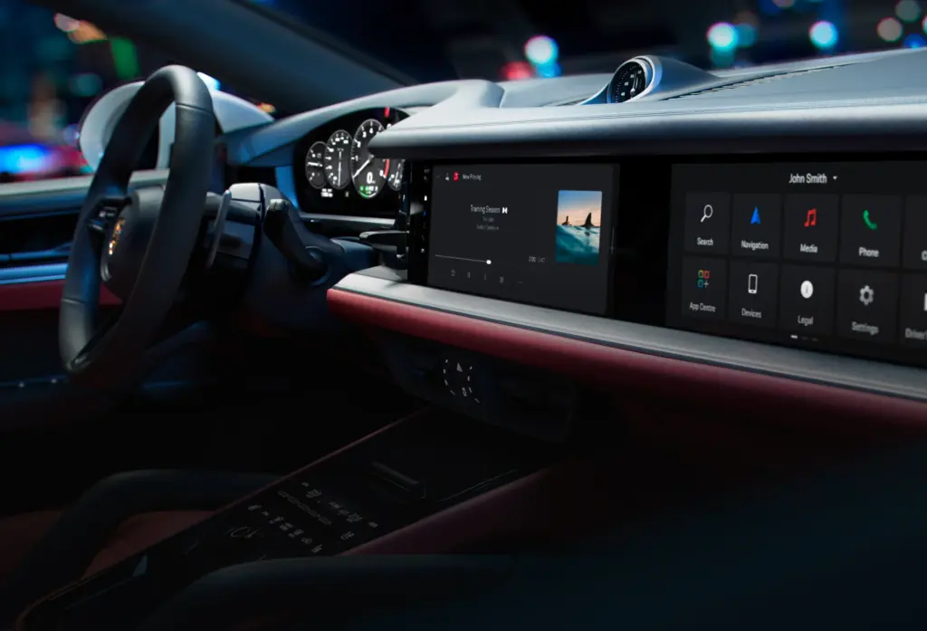 Painel e cabine da família Porsche Cayenne E-Hybrid Coupé