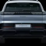 Vista traseira da família Porsche Cayenne Electric