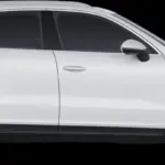Vista lateral da família Porsche Cayenne E-Hybrid