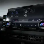 Painel e central multimídia da família Toyota bZ4X