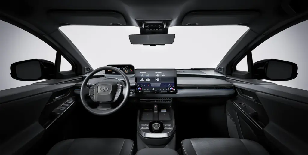 Cabine e bancos dianteiros da família Toyota bZ4X