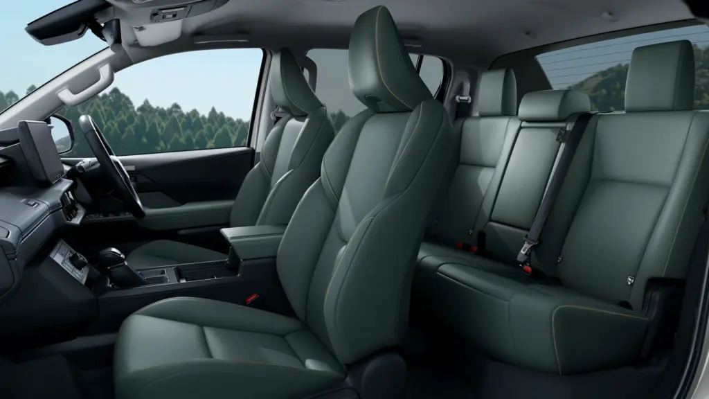Bancos com acabamento Mineral na Hilux diesel do Japão