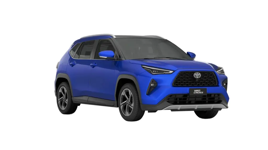 Vista exterior da família Toyota Yaris Cross