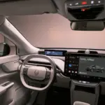 Painel e cabine do Volvo EX60