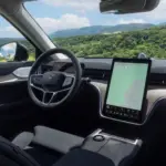 Painel e cabine do Volvo EX90