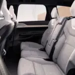 Bancos e segunda fileira do Volvo EX90