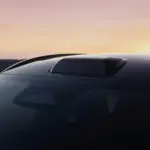 Detalhe do teto do Volvo EX90