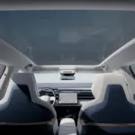 Cabine e teto panorâmico da família Zeekr X